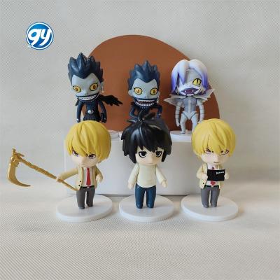 China Cartoon Toy 6 Pcs / New Death Note PVC Action Figure Model Toys Set Design for sale