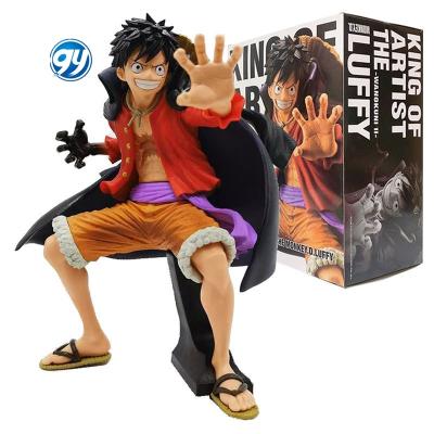 China One Piece Cartoon Toy 20cm Anime Wano Country Haoushoku Haki Luffy Collect Muneco Action Figure figuras de figur-e accion statue doll toys for sale