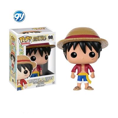 China Cartoon Toy One Piece #98 chicken out muneco figurine figuras de figur-e accion de POP Luffy statue for sale