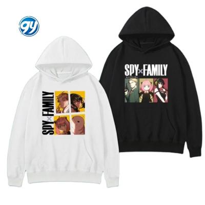 China Breathable 20 Styles 2 Color SPY FAMILY Cartoon SweaterLoose Cosplay 3D Print Anime Hoodies Long Sleeve for sale