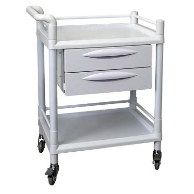 China Plastic Inpatient Trolley Factory Price ABS Trolley Medical Nursing Cart ABS Hospital Medical Trolley for sale