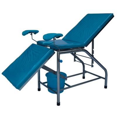 China Hospital Clinic Stainless Steel Portable Doctors Medical Gynecology Examination Patient Bed for sale