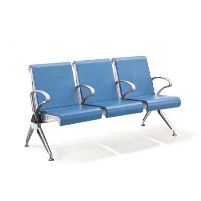 China Easy Clean Cushion Hospital Clinic PU Chair Airport Waiting Seating Chairs Waiting Room Seat for sale