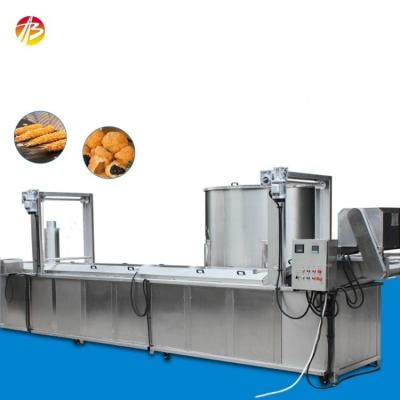 China Automatic 500kg Capacity French Fries Fryer Machine for 500L Potato Chips Frying for sale