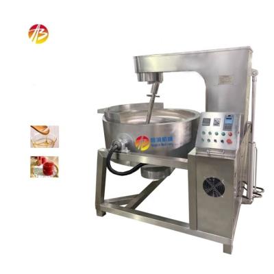 China 200kg per Batch Industrial Sauce Cooking Kettle with Mixer and Stirrer Diameter 700-1200mm for sale