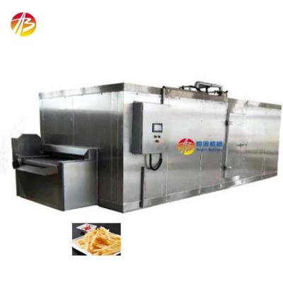 Cina Macchina di congelamento rapido Fries tunnel freezer con alta produttività e SUS 304 IQF in vendita