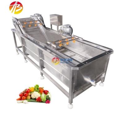 China Water-saving Advantage Fruit and Vegetable Bubble Washer for Large-scale Production for sale