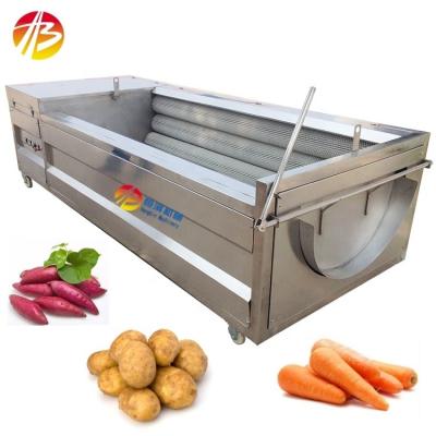 China Bubble Washing Machine for Sweet Potato Ginger Carrot Cassava Potato Turmeric Yam Peeling for sale