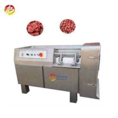 China Máquina de corte de cubo de carne de aço inoxidável 304 para processamento rápido e preciso de carne à venda