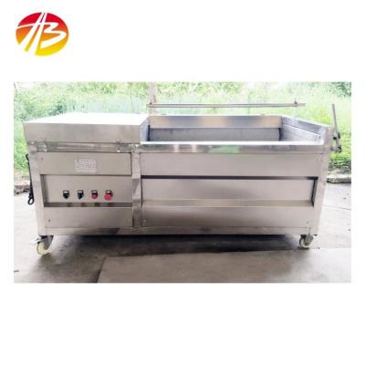 China 1450*880*760mm Seafood Shop Ginger Carrot Cassava Potato Turmeric Yam Washing Machine for sale