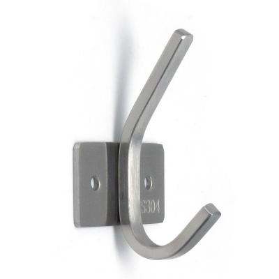 China Modern Heavy Duty Wall Mounted Entrance Hall Bedroom Coat Towel Hook Wall Hanging Hook Stainless Steel for sale