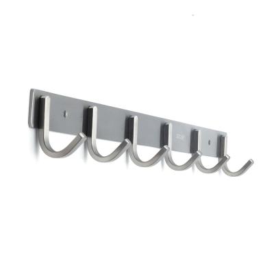 China Stainless Steel Viable Coat Hangers Racks Robe Hat Clothes Hang Wall Coat Rack Wall Mount Coat Hook for sale