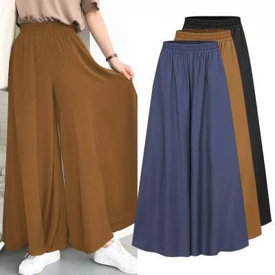 China lovely design Anti-wrinkle Navy Blue Lady Skirt Side Pockets Flared Canvas Maxi Skirt for sale