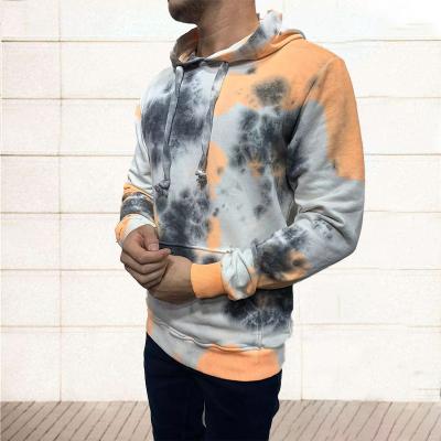 China Hot Sale QUICK DRY Tie Dye Print Mens Hoodies Fashion Casual Loose Long Sleeve Thick Oversized Streetwear Sweatshirts for sale