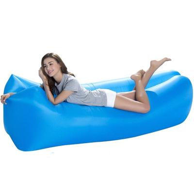 China Foldable Camping 210T Terylene Explosion Couch Air Sofa Hammock Portable Air Bed INFLATABLE SOFA for sale