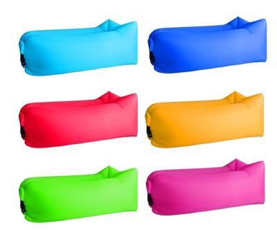 China Foldable Inflatable Couch Outdoor Camping Boosting Portable Inflatable Air Cool Inflatable Chair Couch Sofa Hammock for sale