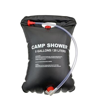 China 20L 40L Portable Outdoor Emergency Bath Bag Portable Shower Bag PVC Solar Shower for sale