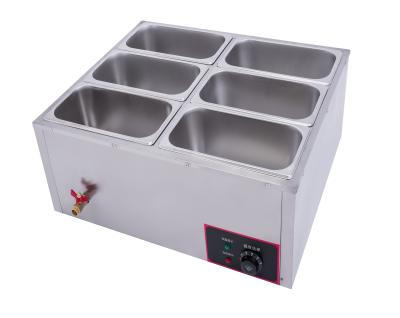 China Commercial Restaurant Stainless Steel Electric Bain Marie Soup Food Warmer for Buffet Food Canning Equipment for sale