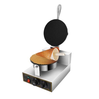 China Thermostat Kitster 220V 1200W Adjustable Commercial Snack Waffle Maker Ice Cream Cone Making Machine For Sale for sale