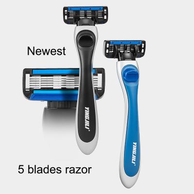 China 5 Blades Millennials Razor Hair Removal Razor Men's Shaving Razor for sale