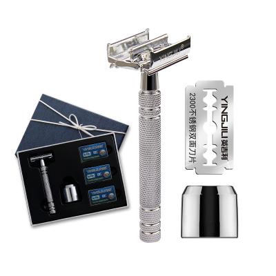 China Single Blade Gift Set Safety Shaving Kit Single Double Edge Razor For Men for sale