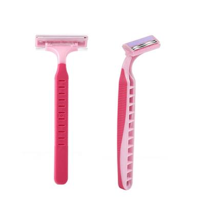 China Twin Blade Shaving Set Disposable Twin Razor 2 Blades One Time Use Shaving Razor For Ladies Razor for sale