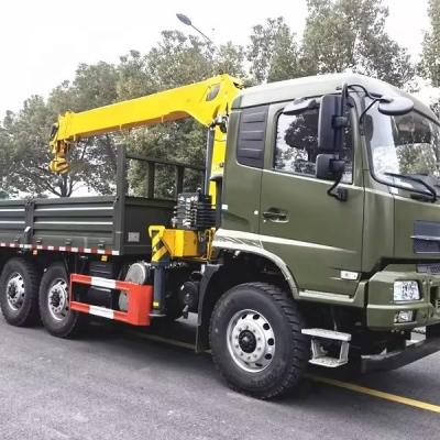 China China Dongfeng KR 6.3T Truck Mounted Mobile Crane For Bridges Subways Buildings for sale