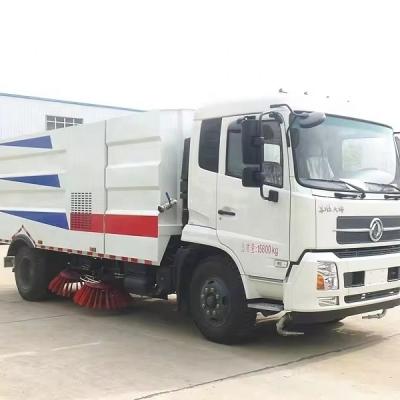 China 210hp 12cbm Road Sweeping Truck , Small Street Cleaner Truck Euro 2 4x2 for sale