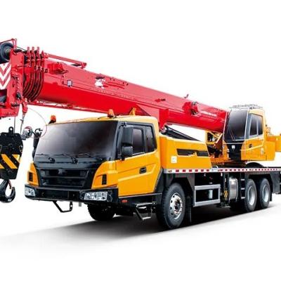 China 25 Tons Mobile Truck Crane Construction Equipment With 400-500L Fuel Tank Capacity for sale