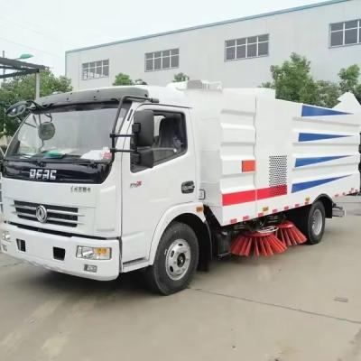 China DONGFENG 8cbm Street Sweeping Truck , Street Sweeper Vehicle 4x2 120hp for sale