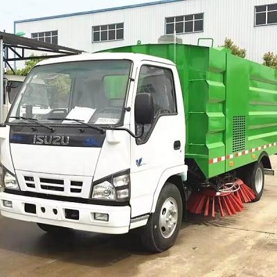 China ISUZU 6cbm Road Sweeping Truck , truck mounted road sweeper EURO 5 4x2 for sale