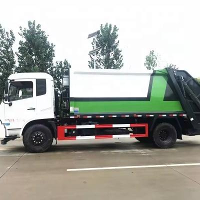 China Chinese Dongfeng 12m3 Compactor Garbage Truck Waste Trash Crusher Truck 4x2 for sale