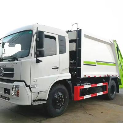 China Dongfeng 8m3 Garbage Compactor Truck Rubbish Bin Collection Dump Truck For Waste for sale