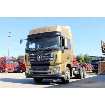 China Left Steering Shacman X3000 Tractor Truck , Double Row Seat Heavy Truck Head for sale