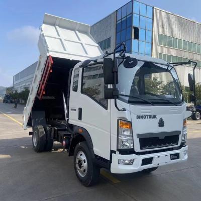 China Sinotruck HOWO 5Tons 4X2 Light Truck , Small Tipper Truck Left Hand Drive for sale