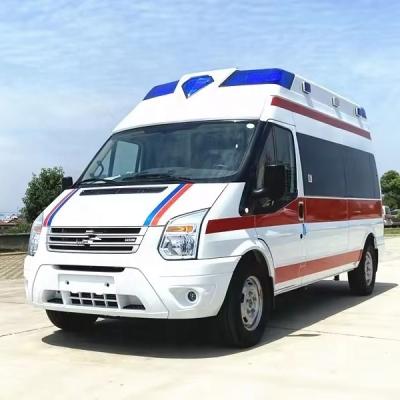 China 4x2 ICU Medical Emergency Ambulance Car Hospital Ambulance Vehicle EURO 5 for sale