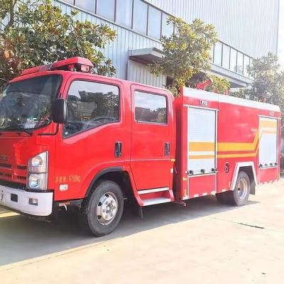 China ISUZU 4X2 700P Fire Fighting Truck Small Fire Rescue Truck 4cbm 5cbm for sale