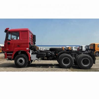 China Shacman 8 Wheel Tire 400hp 60 Ton Towing Truck Head Tractor Trailer Right Steering for sale