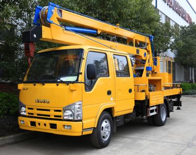 China ISUZU Sinotruk Chassis Aerial Working Truck 12 Folding Boom Aerial Work Vehicle met fabrieksprijs Te koop