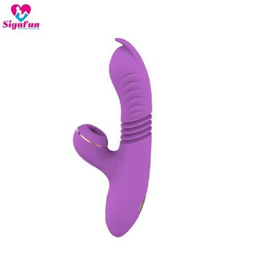 China Wholesale 10 Frequency Female Masturbation Devices Thrusting Vibrator Sucking Stretching Vibrator for sale