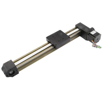 China Hotels 45mm Width Single-axis Arm 100mm-3000mm Stroke Belt Drive Robotic Linear Guide Module for sale