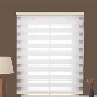 China UV Protection White Light Filtering Zebra Blinds Hot Selling Zebra Shades For Living Room for sale