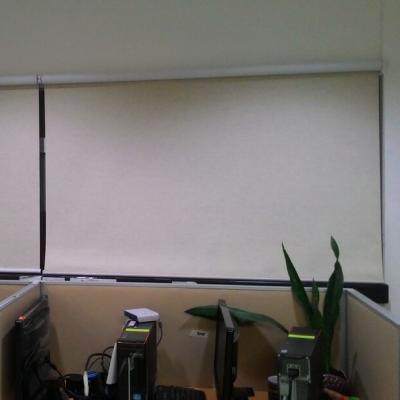 China Environmental Indoor Balcony Tubular Auto Motorized Electric Roller Blind Shades for sale