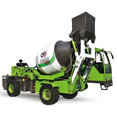 China Construction Material Stores CMT1800R Self Loading Concrete Mixer Truck 1.8CBM Mini Concrete Mixer Trucks for sale