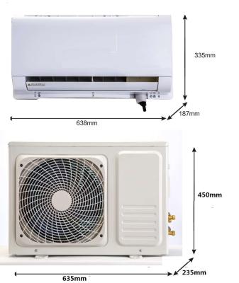 China Cooler DC 24V Parking Air Conditioner Truck Air Conditioner 630*255*190mm for sale