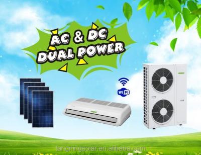 China Hotel ACDC Dual Power Air Conditioner Solar Ceiling Floor Type with WIFI or 3G/4G Function Price for sale