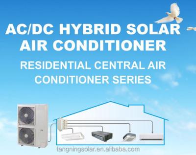 China Commercial ACDC On Grid VRF Solar Central Air Conditioner for sale