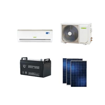 China Dual Solar Powered Hotel AC/DC Power 12000btu Split Air Conditioner for sale