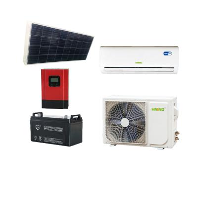 China Hotel 100% Solar Air Conditioner 48v Solar Powered Split Wall Mounted Air Conditioning for sale