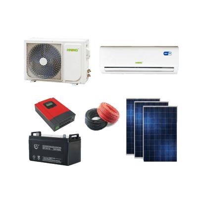 China Hotel On / Off 12000 / 13000BTU Grid Split Wall Mounted Room System 100% Solar Powered Air Conditioner for sale